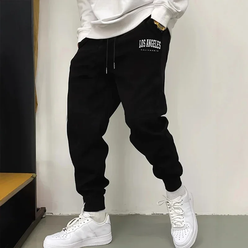 2026 New Arrival Mens Print Jogger Pants Autumn Winter Fashion Trousers Male Streetwear Casual Comfort Lounge Wear Sweatpants