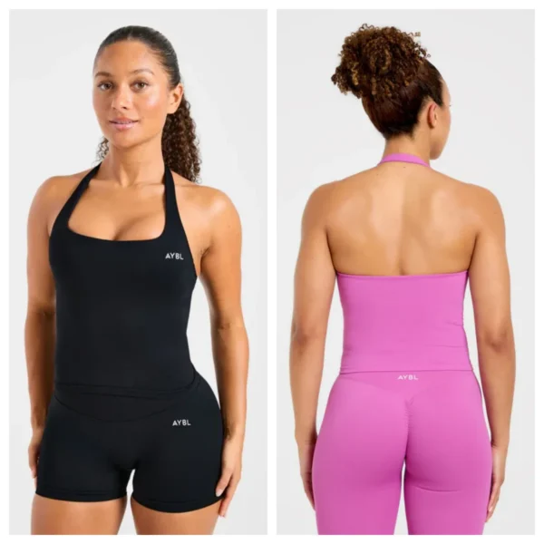 Brand Seamless Butt-Lifting Fashion Shorts, Camisole Sports Bra Set Moisture-Wicking Sports Underwear & Women's Yoga Wear