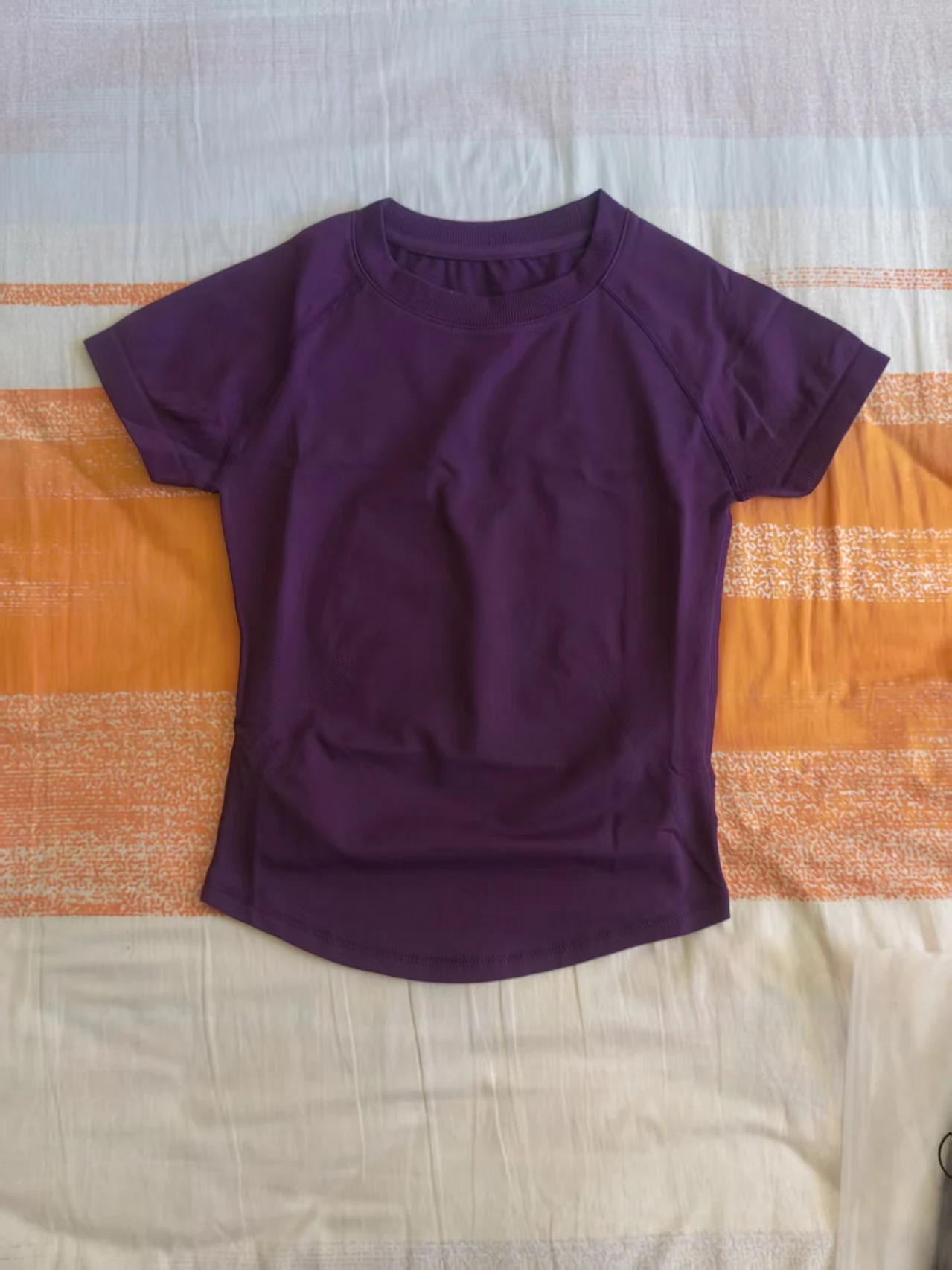 DF LOGO Short-Sleeve Sports T-Shirt for Women,Impact Cropped Gym Top, Lightweight Yoga Top, Stretchy Athletic Tee