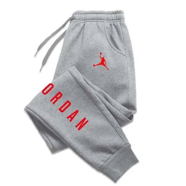 New style printed sport pants suitable for both men and women, luxurious long-distance running pants, casual fitness pants