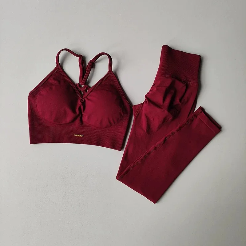 Peach High-Waisted Hip-Lifting Women's Exercise Suit Shockproof Yoga Fitness Clothes for Running And Styling