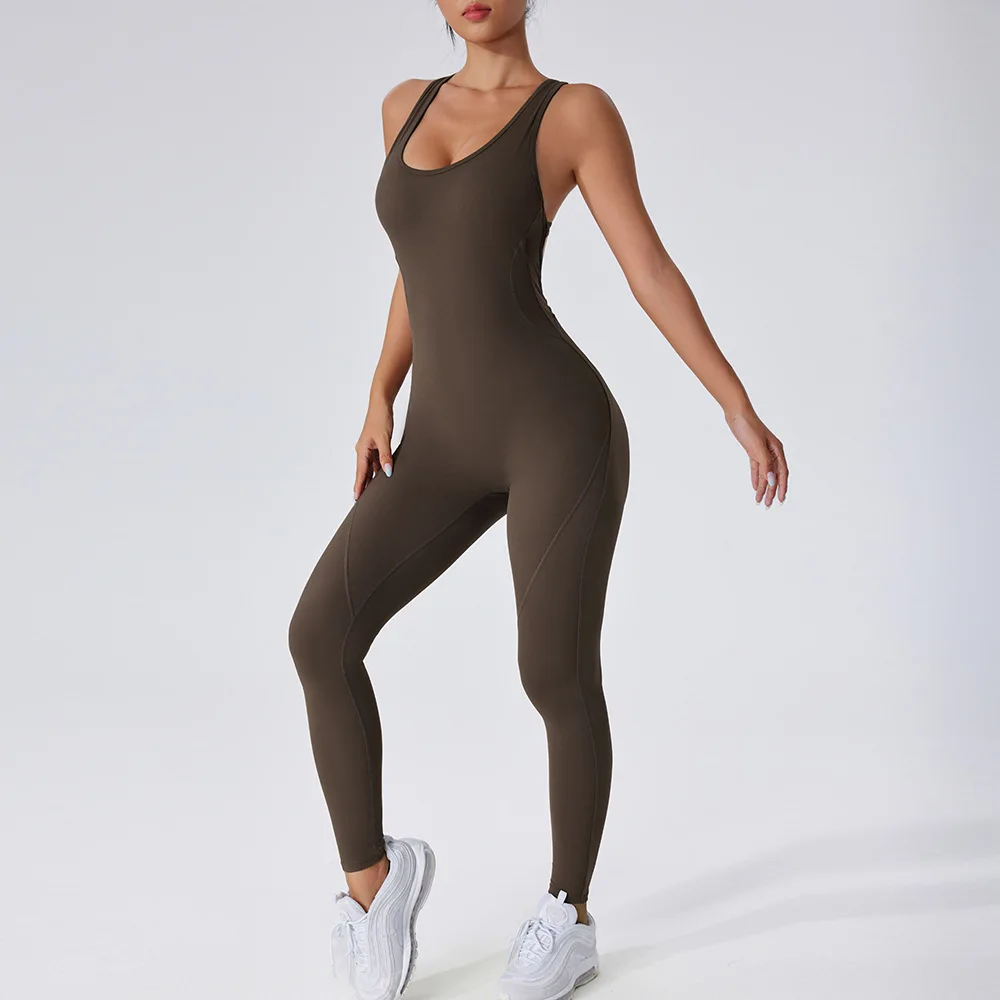 Woman Sportswear Yoga Set Women's Sports Jumpsuits Pro Gym Clothes Padding Fitness Overalls Gym Sets Woman Activewear Black Red