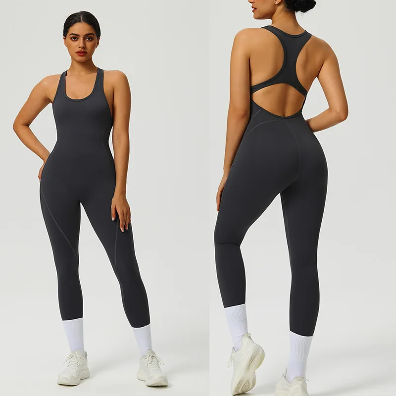 Woman Sportswear Yoga Set Women's Sports Jumpsuits Pro Gym Clothes Padding Fitness Overalls Gym Sets Woman Activewear Black Red