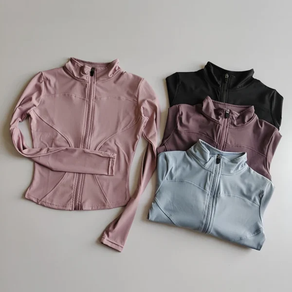 Women's Quick Dry Yoga Zipper Jacket
